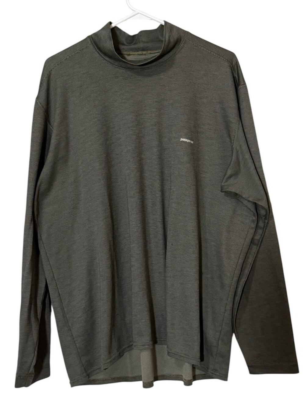 Patagonia Apilene Polyester Men Size XL Long Sleeve Shirt Stretch Outdoor Preppy